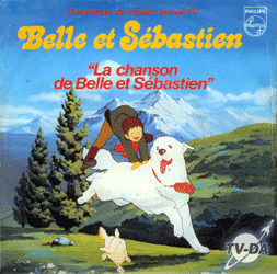 Belle et Sébastien disque vinyle 45 tours belle et sebastien